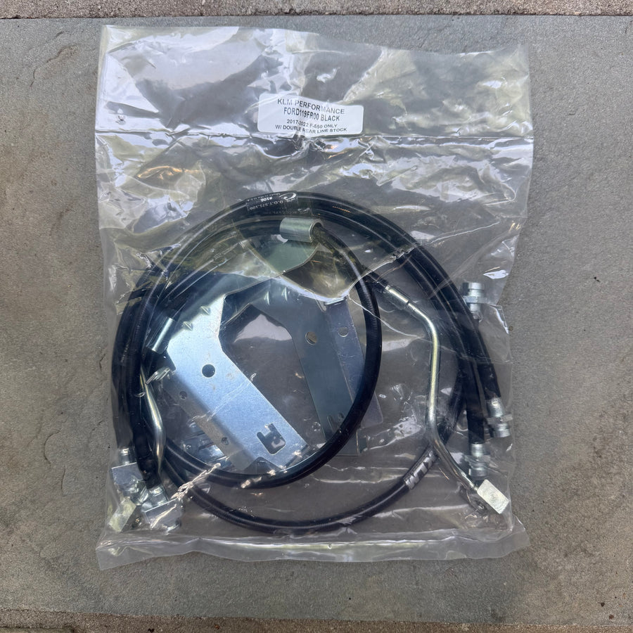 KLM PERFORMANCE BLACK 2017-2022 F-550 ONLY W/ DOUBLE REAR LINE STOCK