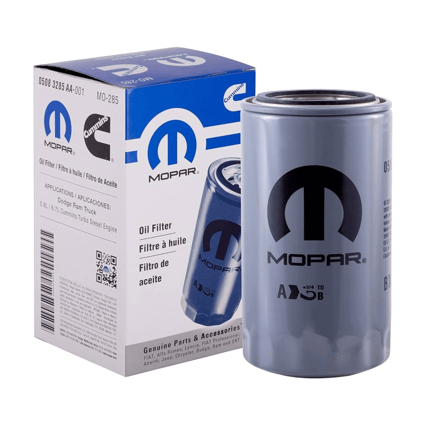 735ー50w Mopar 05083285AA | Oil Filter · KLM Performance