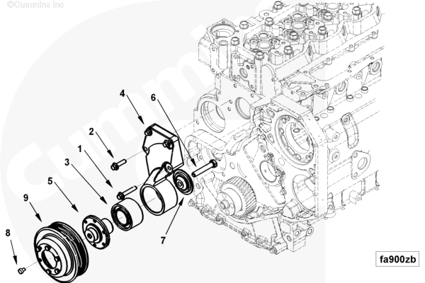 Cummins pulley outlet