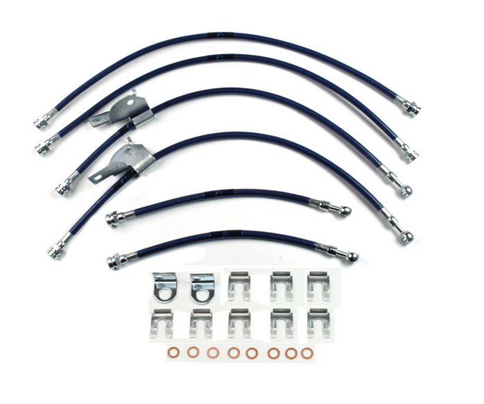Ford F-150 Stainless Steel Braided Brake Lines 1980-2008 · KLM Performance