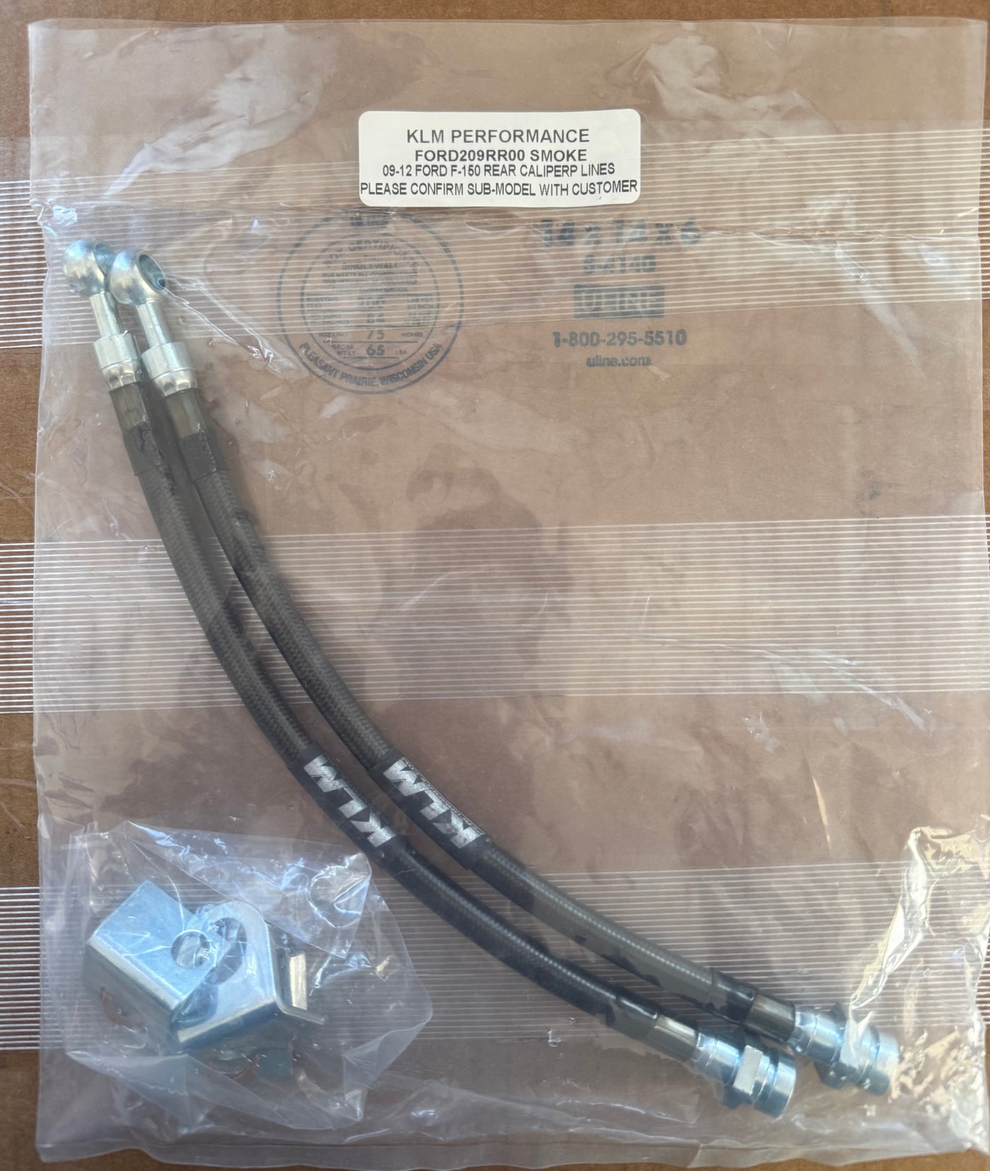 09-12 Ford F-150 Rear Caliper Lines SMOKE