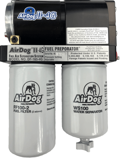 AIRDOG II-4G A6SPBD255 DF-100-4G 2019 to 2021 Dodge Cummins Air Fuel Separation System 