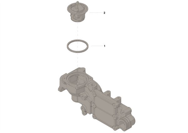 Cummins 4309185 Replacement Thermostat QSB 3.3L engines