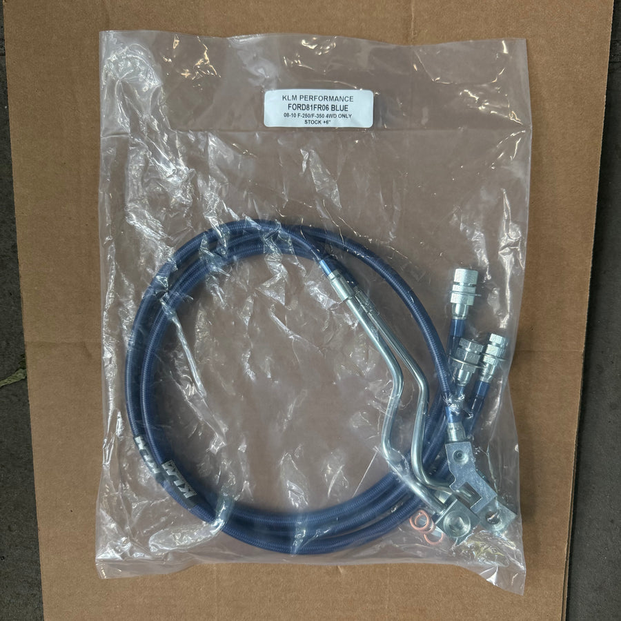 KLM PERFORMANCE BLUE 08-10 F-250/F-350 4WD ONLY STOCK + 6"