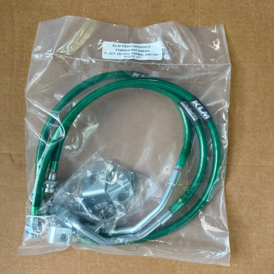 KLM PERFORMANCE GREEN 97-03 F-150 4WD, 4WHEEL ABS ONLY STOCK +1"