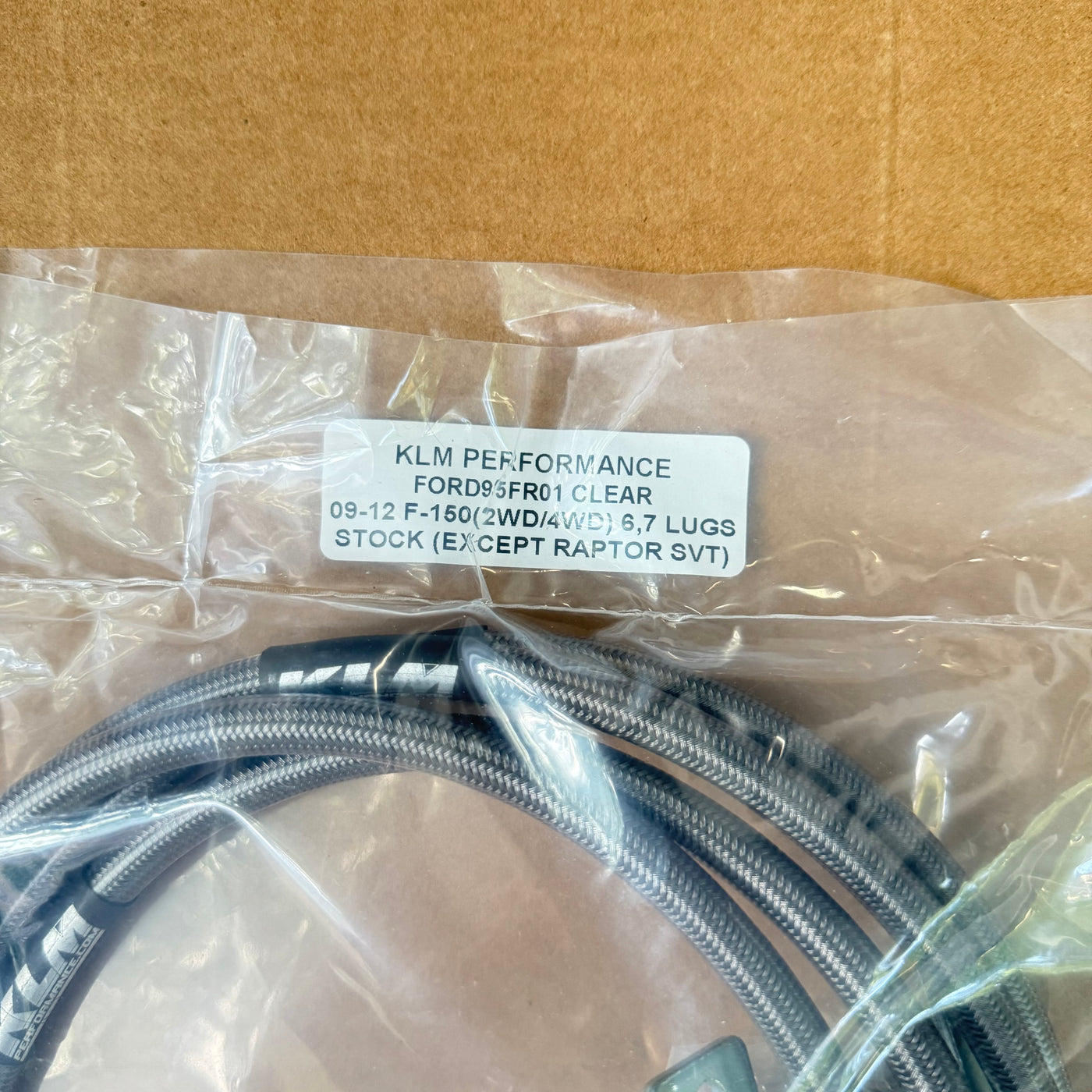KLM PERFORMANCE CLEAR 09-12 F-150(2WD/4WD) 6,7 LUGS STOCK (EXCEPT RAPTOR SVT)