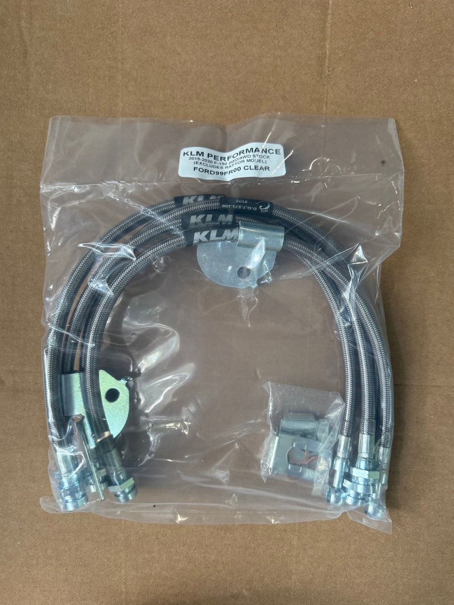 KLM PERFORMANCE CLEAR 2015-2020 F-150 2WD/4WD STOCK (EXCLUDES RAPTOR MODEL)