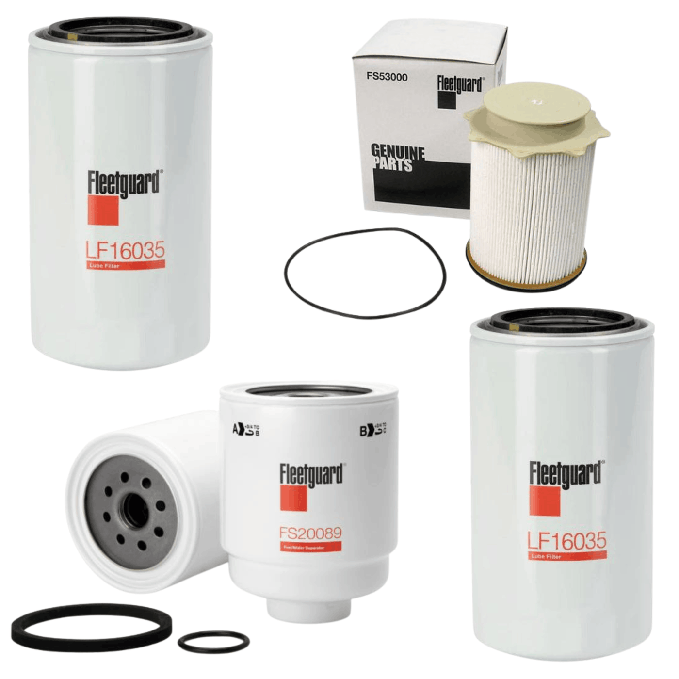 Fleetguard 2013 to 2018 Ram 6.7L Cummins Oil Fuel Filter Kit 