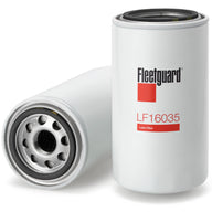 Fleetguard LF16035 Stratapore Oil Filter for 1989–2024 Dodge Ram diesel applications, including 5.9L and 6.7L Cummins engines.