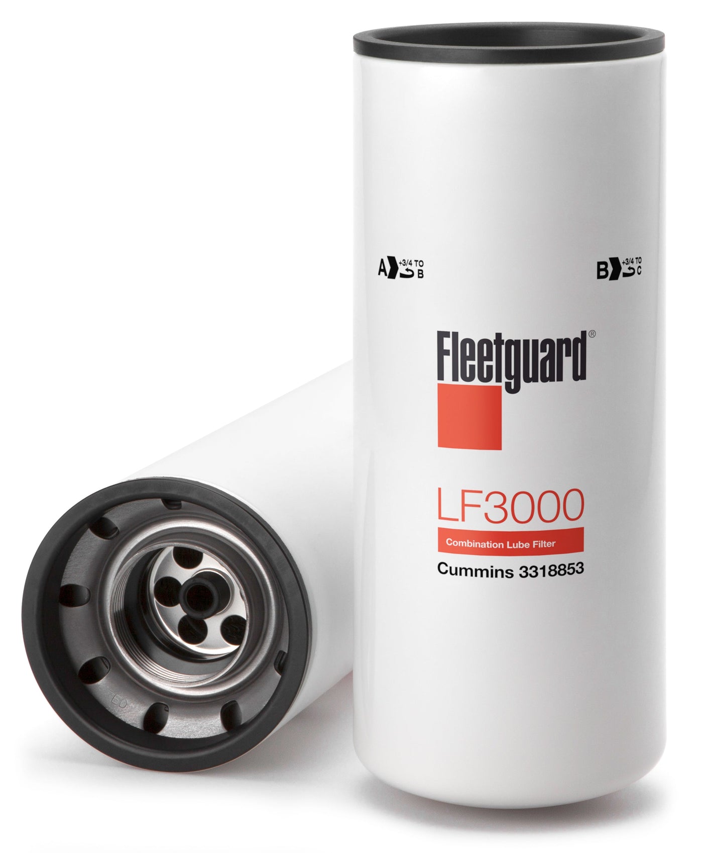 Fleetguard LF3000 Cummins ISC 8.3L & ISL 9.0L Fleetguard Oil Filter 