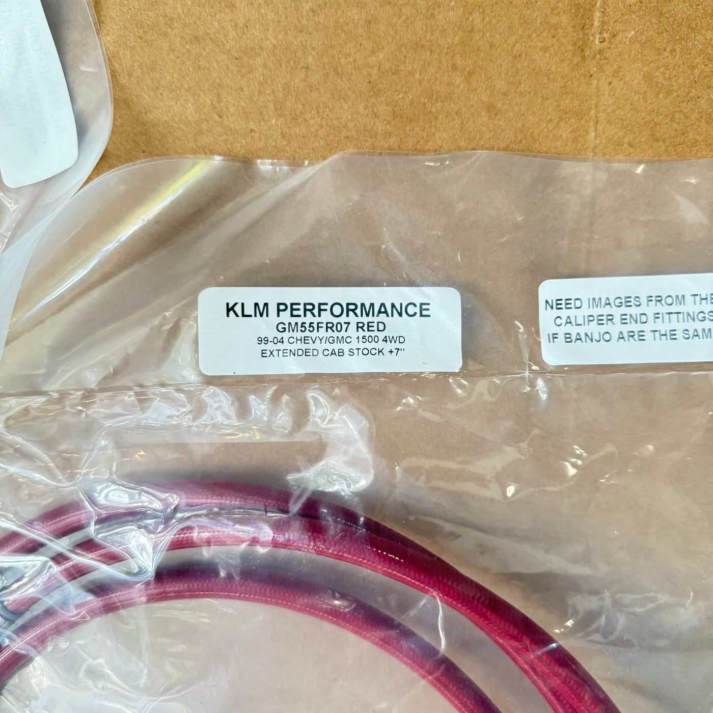 KLM PERFORMANCE RED 99-04 CHEVY/GMC 1500 4WD EXTENDED CAB STOCK +7" 