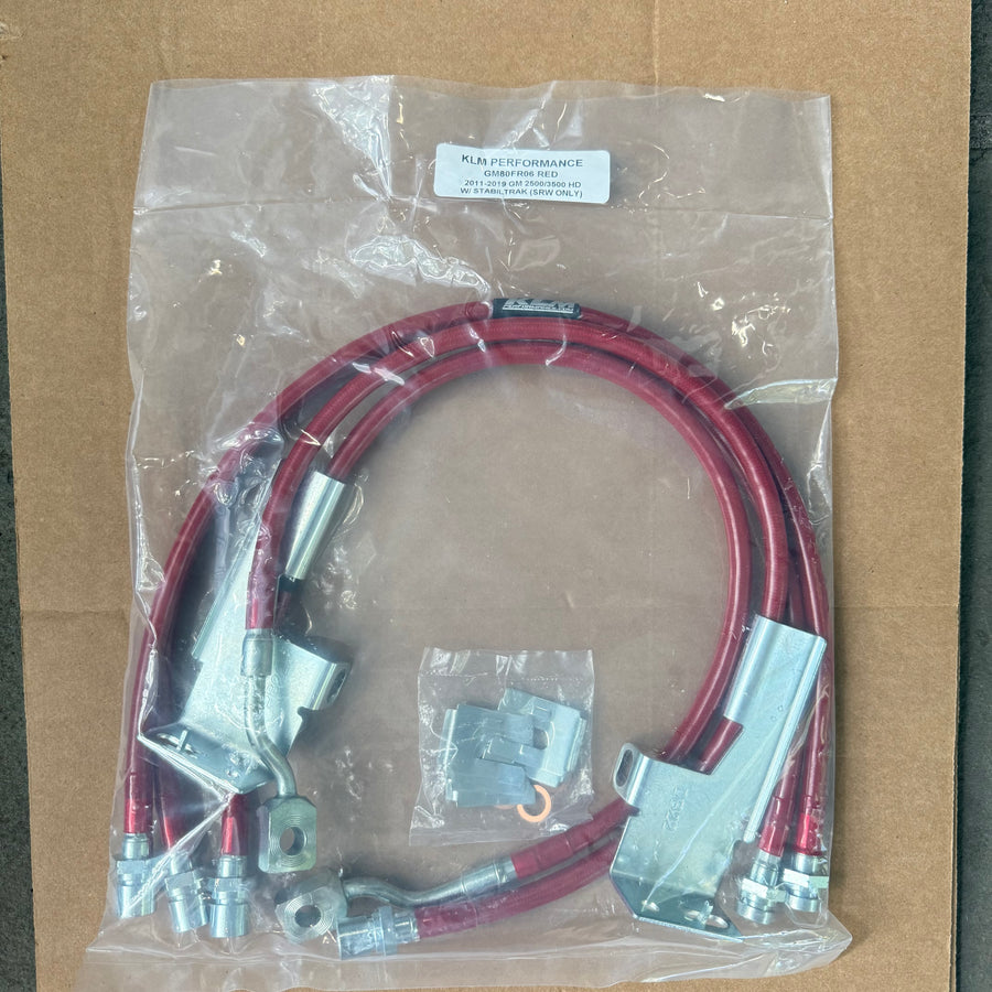 KLM PERFORMANCE RED 2011-2019 GM 2500/3500 HB W/STABILTRAK (SRW ONLY)