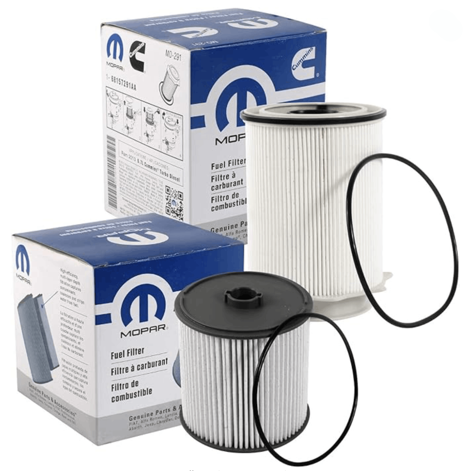 Mopar 2019 to 2024 Ram 6.7L Cummins Fuel Filter Kit 