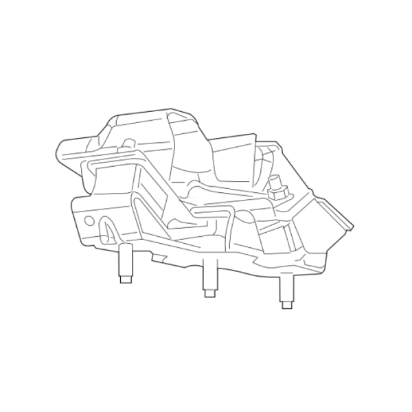 Mopar 52121938AE Transmission Support Bracket and Insulator 
