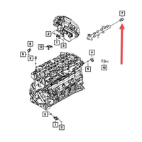 Mopar 68210175AA Dodge Ram Cummins 6.7L Rail Pressure Sensor 