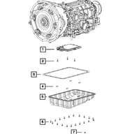 Mopar 68224232AA Aisin AS69RC 6 Speed Transmission Sump Filter