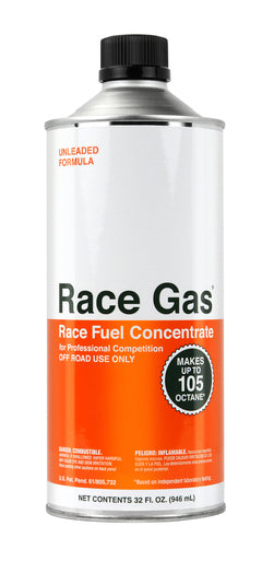 Race Gas 100032 Premium Race Fuel Concentrate 32 Ounce Can 