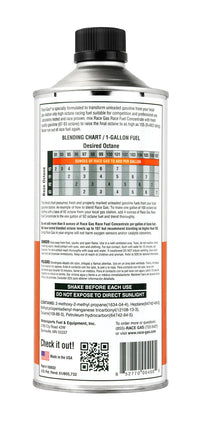 Race Gas 100032 Premium Race Fuel Concentrate 32 Ounce Can 