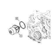 MOPAR 6841058AB WATER PUMP AND SEAL DIAGRAM