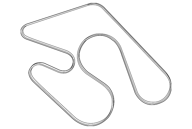 Dodge Cummins 6.7L Serpentine Belt 2013 to 2018