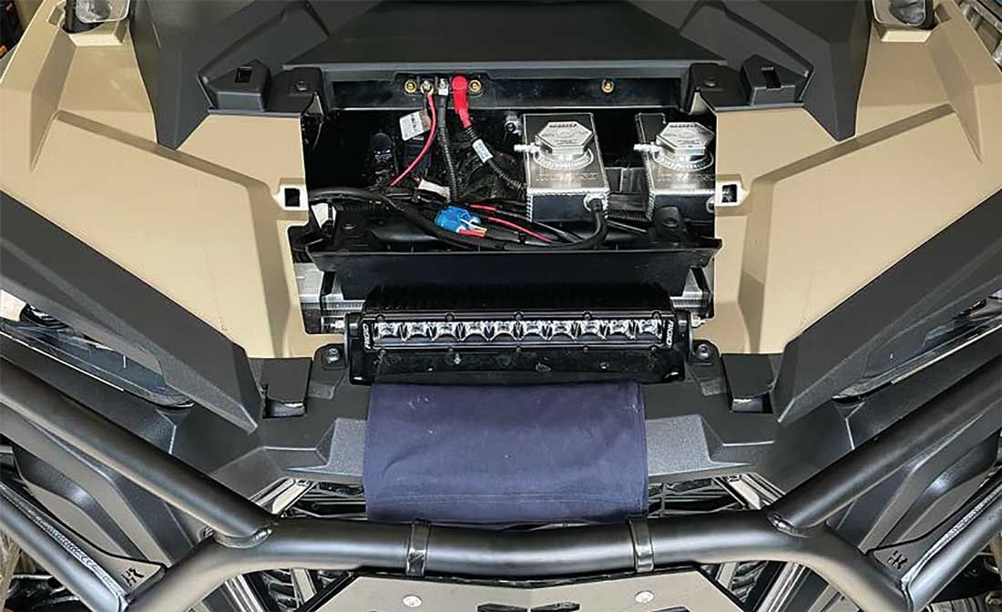 Moroso 43003 2016+ Polaris RZR Turbo and Turbo S Black Powder Coated Dual Coolant Tank Kit