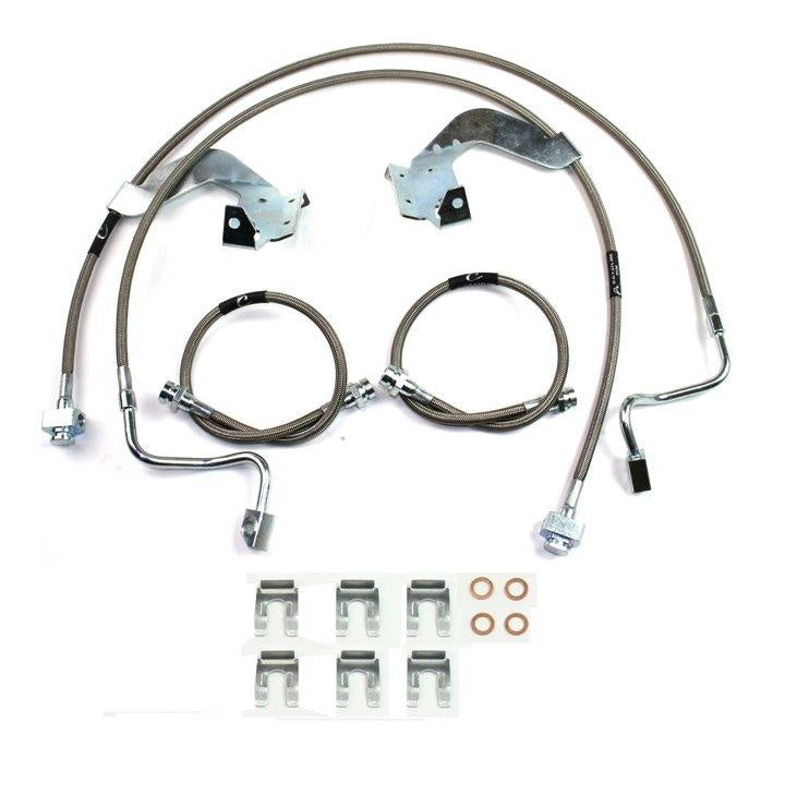 2005 to 2016 Ford F250/350 Stainless Steel Braided Brake Lines