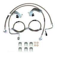 2017 to 2019 Ford F250/350 4X4 Stainless Steel Braided Brake Lines