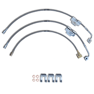 1999 to 2000 Ford Excursion Stainless Steel Kevlar Braided Brake Lines