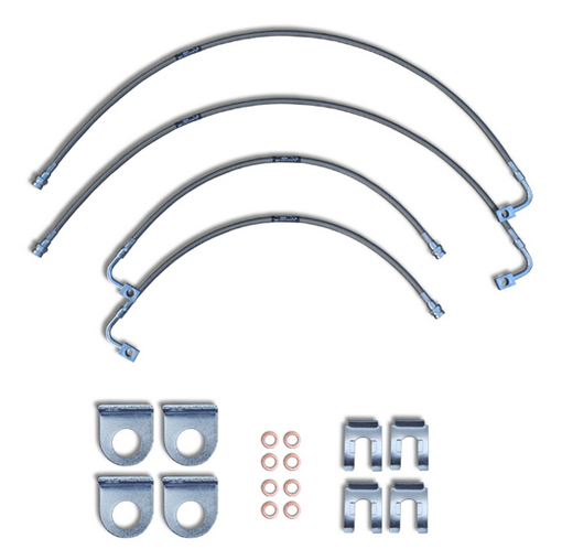 2009 to 2018 Ford F-150 Series 4WD 0"-12" Lift Stainless Steel Brake Line Kit